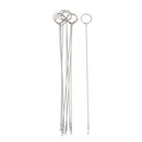 Pack of 10 Latch Hook Eye Loop Turner for Button Loops,Frog Closures String