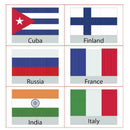 National flag Colours Flash Cards Kids Toddlers Preschool Resourc Early B7M8