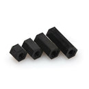 320PCS M4 Nylon Screws Hex Nut Washer Varied Assortment Box DIY Black CMP YFK