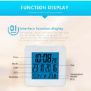Global Radio Controlled Alarm Clock With Indoor Thermometer Time Snooze Opt