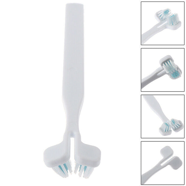 Double Heads Teeth Brushing Breath Freshener Oral Care for Dog Cat KittenBX