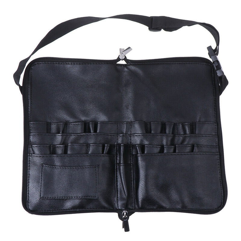Makeup Brush Holder Case Bag Zipper Artist Strap Cosmetic Brush Makeup Brush FT