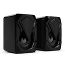 X2 Computer Speakers USB Powered 3Wx2 Subwoofer Bass Speakers+RGB Light For PC