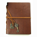 Classic Retro Leather Bound Blank Pages Journal Diary Notepad Notebook Coff U6J4