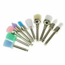 100Pcs White Dental Nylon Point head Polishing Brush s Burs Angle Contra La C3N7
