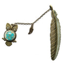 Luminous Night Owl Bookmark Label Read Maker Feather Book Mark Stationery G M3C