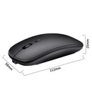 For Latitude 3340 E3340 English Keyboard+Mini Recharge Wireless Mouse Black