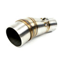 Motorcycle Exhaust Pipe Stainless Steel Connecting Link Pipe For Minja300 gtF Gw