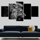 Canvas Print 5 Pieces Separation Painting Deco Wall Chart for Home Office-L