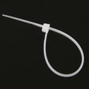 100PCS Strong Cable Ties / Tie Wraps Zip Ties Color:White Size:2.5*100mm