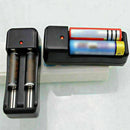 4.2V Universal Dual Battery Charger For 18650 16340 Rechargeable 26650 EU
