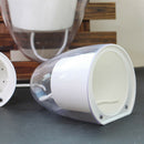 2x Wall Hanging Self-watering Plant Flower Pot Plastic Planter with Trackless