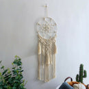 Dream Catcher Macrame Tapestry Wall Hanging Handmade Cotton Weaving Living