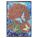 DIY Flower Special Shaped Diamond Painting 50 Pages A5 Notebook Sketchbook