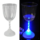 Flashing Wine Glass Colorful Colour Changing,Made From Hard Wearing Acrylic