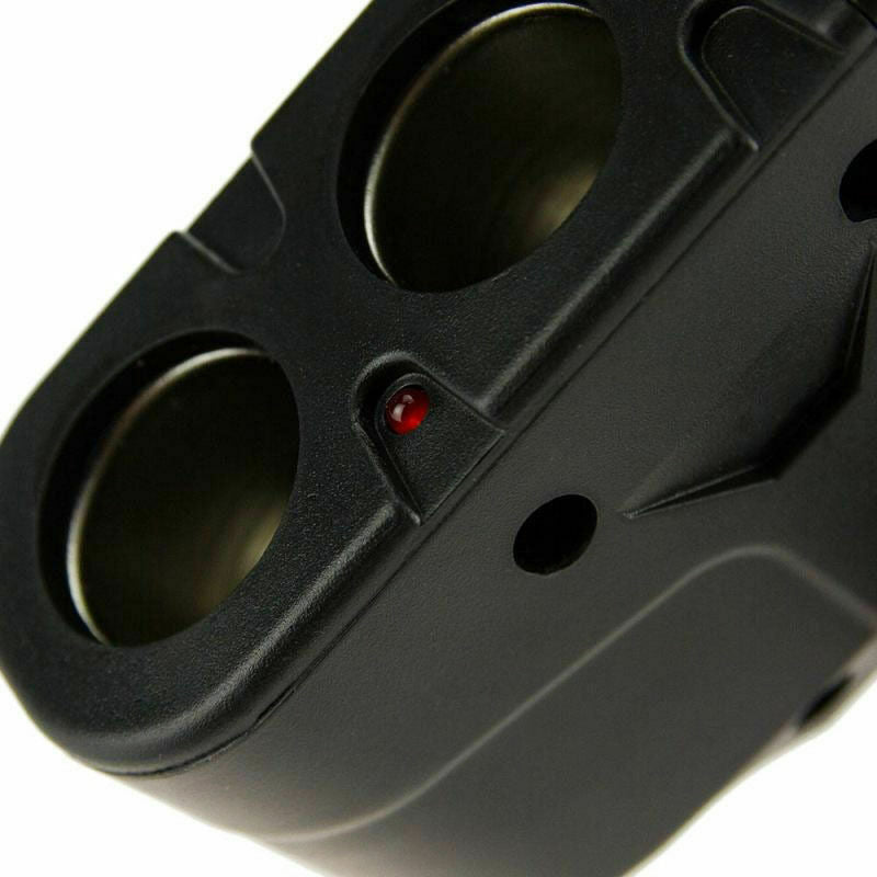 Multi Car Cigarette Socket 2-Way Lighter Splitter Charger Power Adapter Dua H7M7