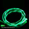 Luminous Streamer Micro-USB Fast Charge Cable for Android Z green O3C7