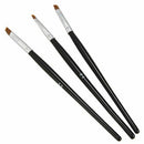 3pcs Black Nail Art Design Pen Brush Manicure Painting Drawing W4R5