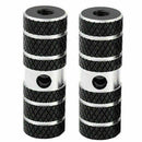 2X BMX Mountain Bike Bicycle Axle Pedal Alloy Foot Cylinder Pegs HPunt K1I5 J7Q3