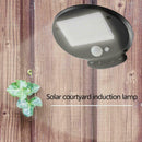 Infrared Motion Sensor LED Wall Lamp Outdoor Solar Rechargeable Porch Light