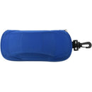 Blue Car Shape Eyeglasses Eye Glasses Sunglasses Case with Zipper R7I3