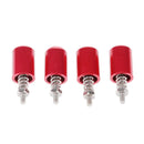 Premium 4pcs M3/M4 CPU Water Cooling Block Installation Mounting Screw Red