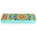 DIY Mandala Special Shaped Diamond Painting 2 Grids Pencil Case Storage Box