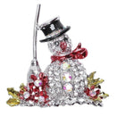 Santa Claus Brooch Pin Xmas gifts Red