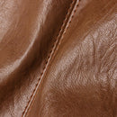 Women's Fashion Casual Party Personality Shoulder Leather Backpack Brown