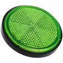 Round light green Reflectors Universal For Motorcycles ATV Bikes Dirt Bikes H5K8