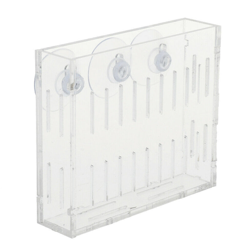 Pack of 2,Aquarium Clear Acrylic Rectangle Containers Plant Cup