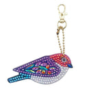 4pcs DIY Birds Full Drill Special Shaped Diamond Painting Keychains Gifts
