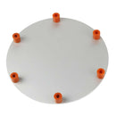 12V 220x220x3mm Hot Bed MK3 Round Aluminum Substrate + 6 Silicone Column