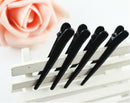 6cm`10 Pieces`Plain Single Prong Alligator Teeth Pinch Clips for Hair Bows DIY3c