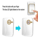 Cacazi Wireless Doorbell Battery-Operated 200M Remote Waterproof 1 Transmit R4Y8