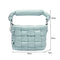 Women Shoulder Totes Woven Handbags Female Braided PU Leather Messenger Bags