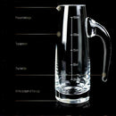 Crystal Clear Glass Beer Mug Tankard Graduated Jug Wine Drinking Decanter 150ML