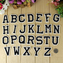Letter A-Z Embroidered Iron On Patch Sew DIY 26pcs Applique Accessories Nice