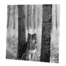 2 Panels Silky Polyester Window Curtain Darkening Thermal Bath Drape - Gray Wolf
