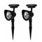 2X Solar Spot Light Outdoor Garden Lawn Landscape LED Spotlight Path Lamp MMI