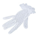 White New Short Bridal Wedding Gloves Bridal Gloves