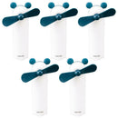 Cartoon Mouse Portable Mini USB Fan Rechargeable Handheld Small Fan (5pcs) A