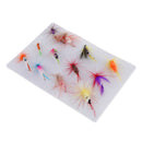 12pcs Mixed Fly Fishing Flies Fly Bait for Saltwater Freshwater Gamefish