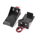 10pcs Battery Storage Case Box Holder for 9V Cells Battery w Wired Leads N3