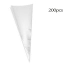 200PCS Clear Cellophane Cone Bags Large size Party Sweet Cello Candy Bag YPT