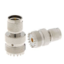 1Pc Mini UHF Male plug to UHF SO-239 Female straight RF Connector AdapterS Gw