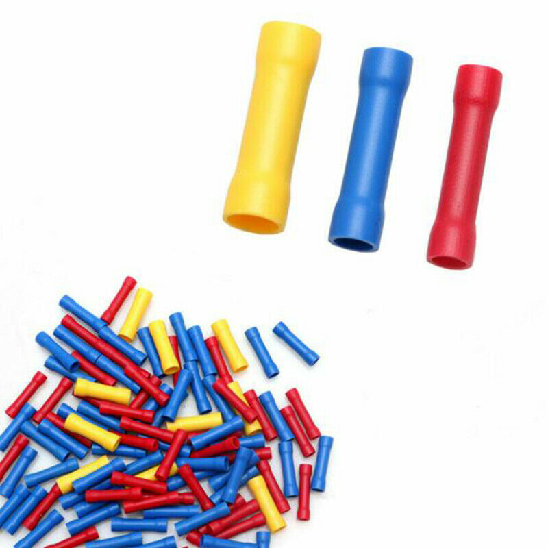 Assorted Insulated Electrical Wire Cable Terminal Crimp Connector Set 100 WsJ Gw