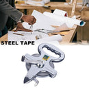 Metric 30M Portable Stainless Steel Shelf Ruler Thick And Durable Hand Cran