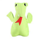 Plush Squeaky Dog Molar Bite Chew Toys Animal Puppy Soft Playing (Green) A