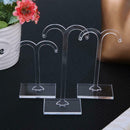 3pcs Jewelry Display Rack Sprout Transparent Earring Display Stand Holder